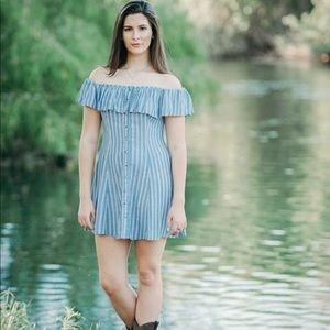 Off the shoulder dress